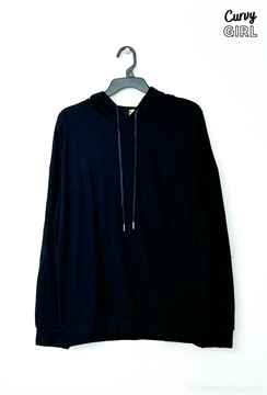 Picture of PLUS SIZE COTTON HODDED SWEATER